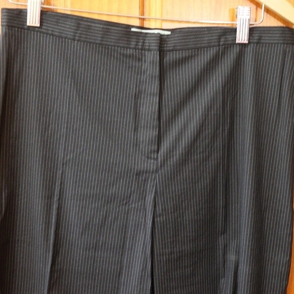 Co & Eddy Pin Stripe Wide Leg Pant Suit Vintage 90s 12/Medium - Picture 13 of 16